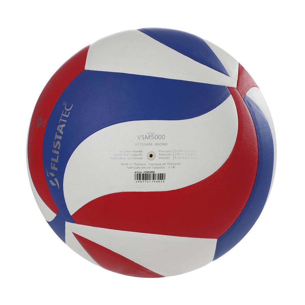 Voleibol de competición profesional Molten, fila dura, resistente al desgaste, adiestramiento en interiores y exteriores, talla 5 PU, NCAA 5000