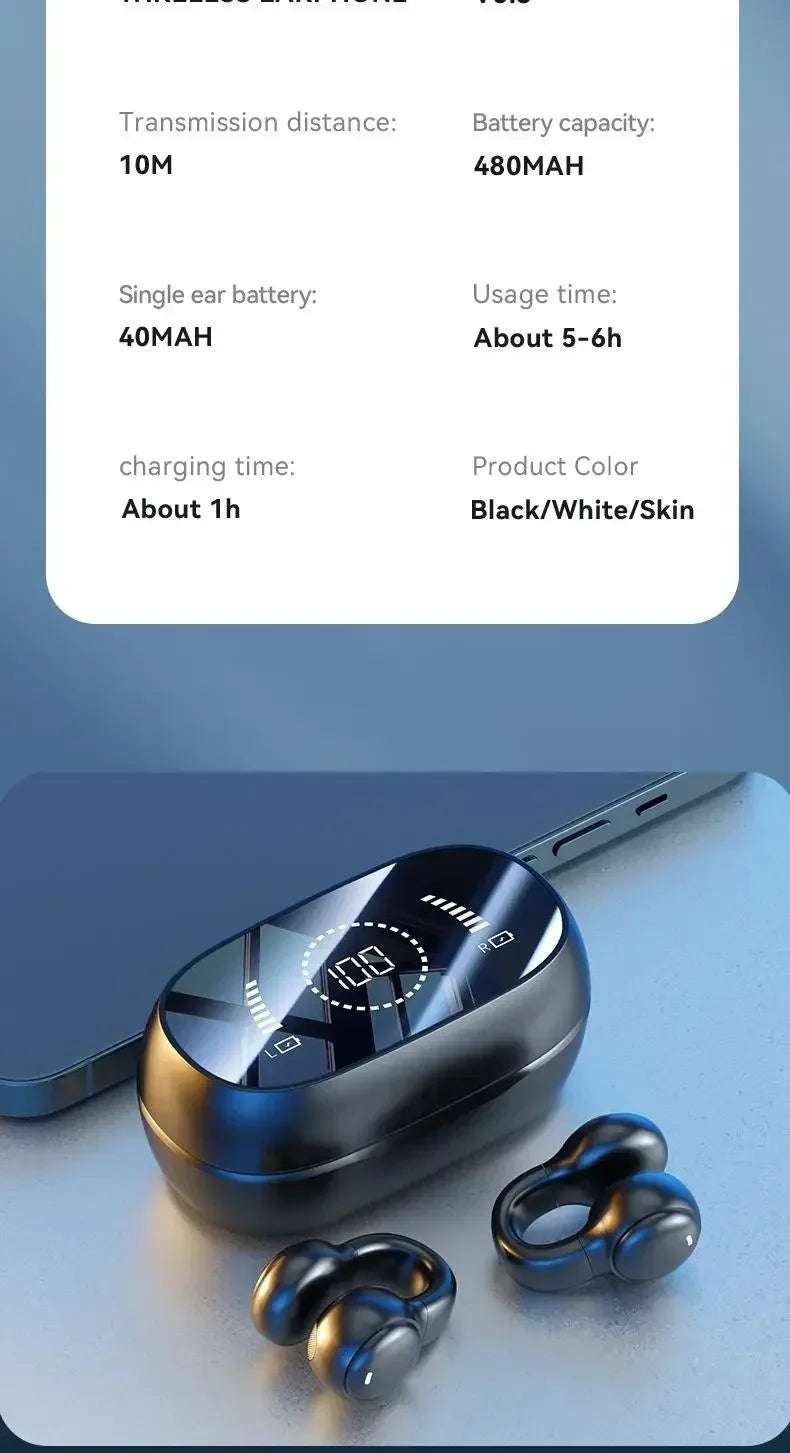 Nuevo Modelo 2026 X51 Auriculares Inalámbricos Bluetooth con Estuche de Carga