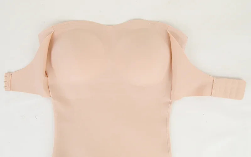 Faja moldeadora de cuerpo con correa extraíble para mujer, S-4XL Sexy, sujetador acolchado con cierre frontal, Body Hipster, ropa moldeadora con Control de barriga, Tanga