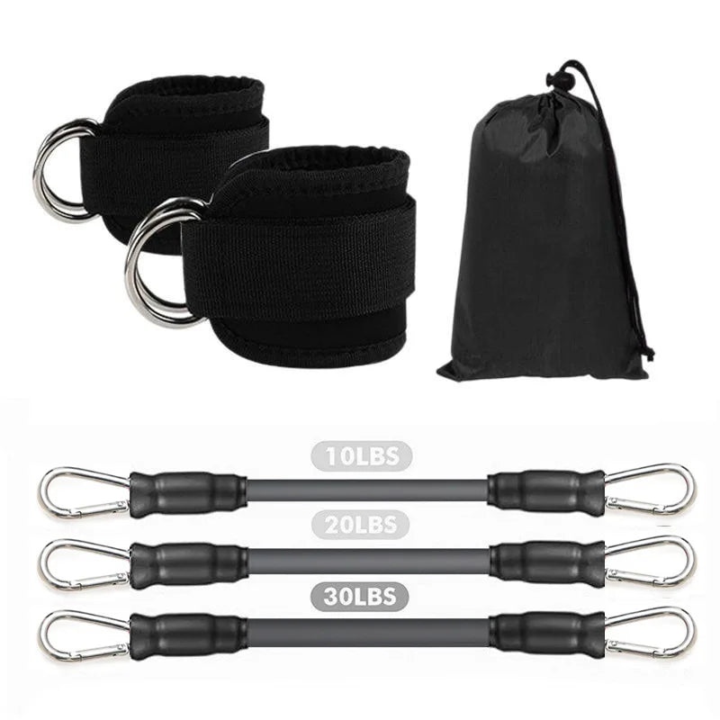 Hebilla de tobillo para fitness, entrenamiento de piernas,