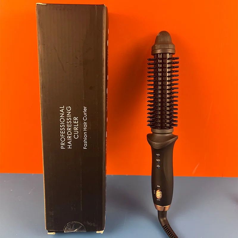 Rizador de pelo de alta calidad, calefacción eléctrica PTC, rizador de pelo portátil, peine rizador de pelo automático giratorio