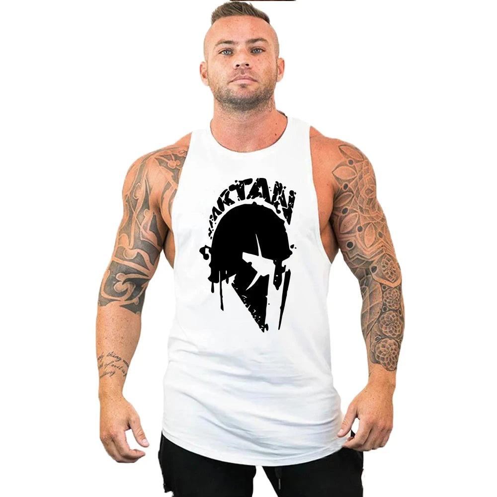 Ropa de gimnasio para hombre, camiseta interior sin mangas, sudadera de marca, chaleco de entrenamiento, ropa deportiva