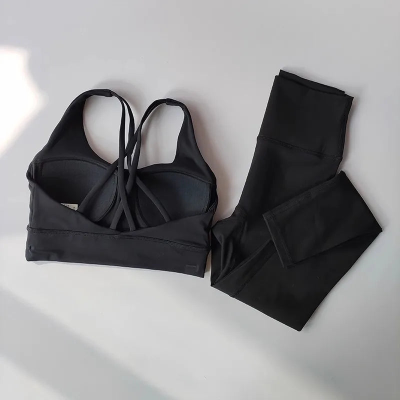 Conjunto de Yoga transpirable para mujer GYM