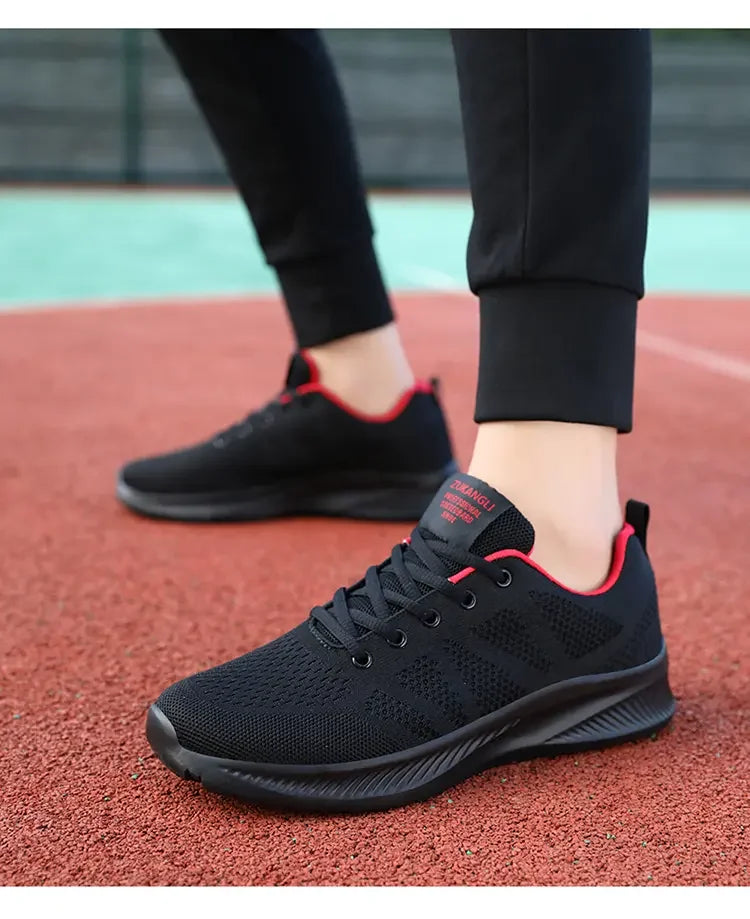 TENIS deporte para hombre, deportivos para correr, malla, ligeros, para exteriores, Fitness