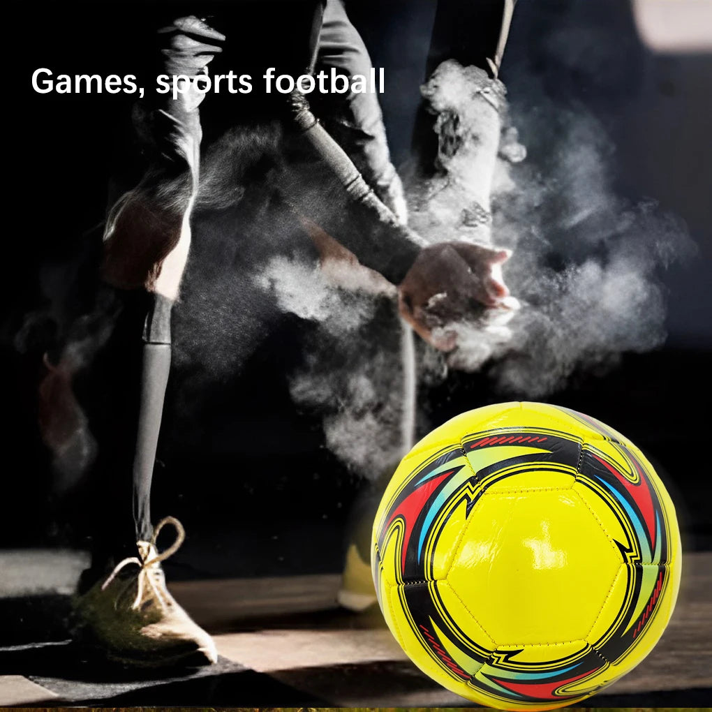 Pelotas de fútbol mundiales, talla oficial 5, costura a máquina, PVC, sin costuras, resistentes al desgaste, antideslizantes, juego de partido al aire libre, entrenamiento de fútbol