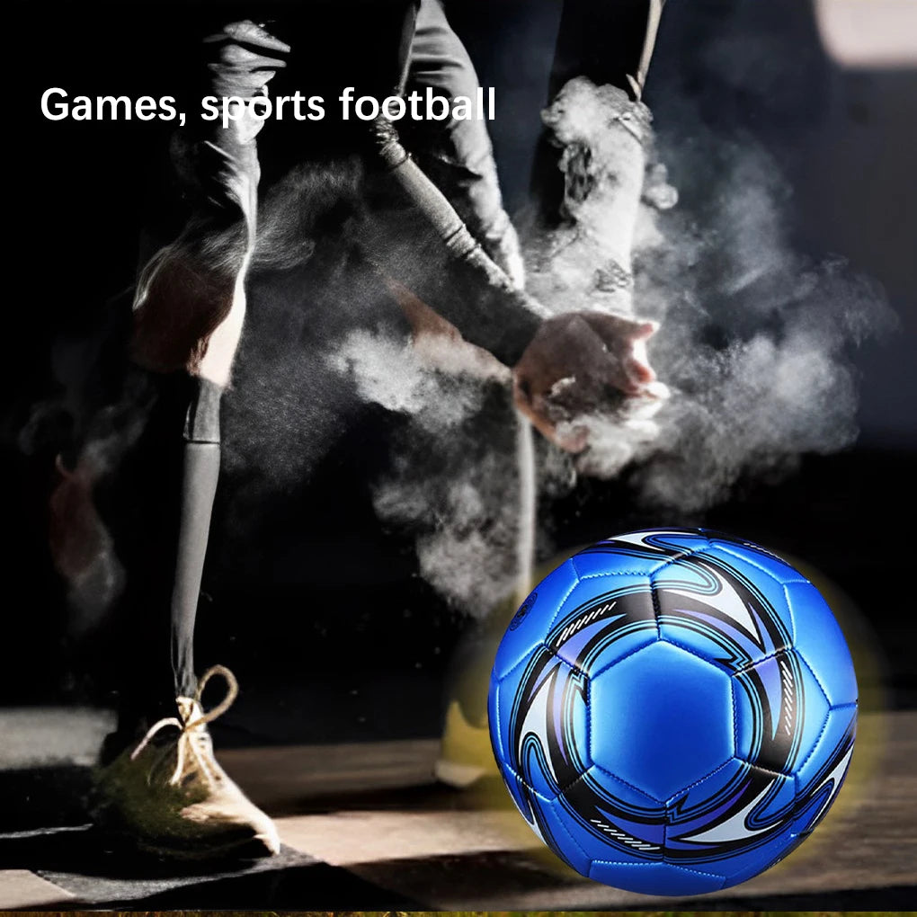Pelotas de fútbol mundiales, talla oficial 5, costura a máquina, PVC, sin costuras, resistentes al desgaste, antideslizantes, juego de partido al aire libre, entrenamiento de fútbol