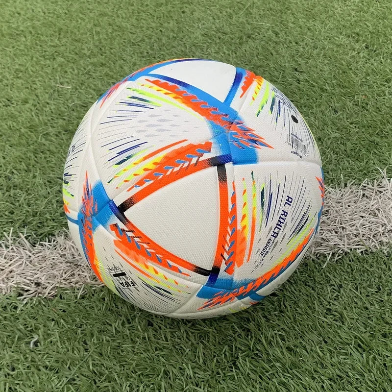 El más nuevo clásico sin costuras No. 5 balones de fútbol de PU (deflatados), fútbol duradero para entrenamiento, juego de competición deportiva