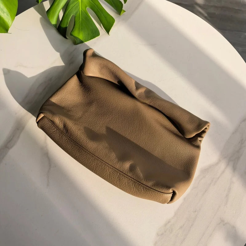 Nuevo diseño, bolsos prensados, bolsos para teléfono móvil de oficina, bolso de mujer, bolsos portátiles de cuero genuino de alta calidad