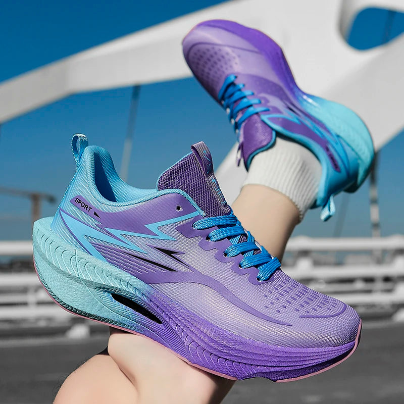 TENIS Deportivos Hombre y Mujer (elegir color)de Talla Grande, Transpirables y Ligeras con Placa de Carbono,