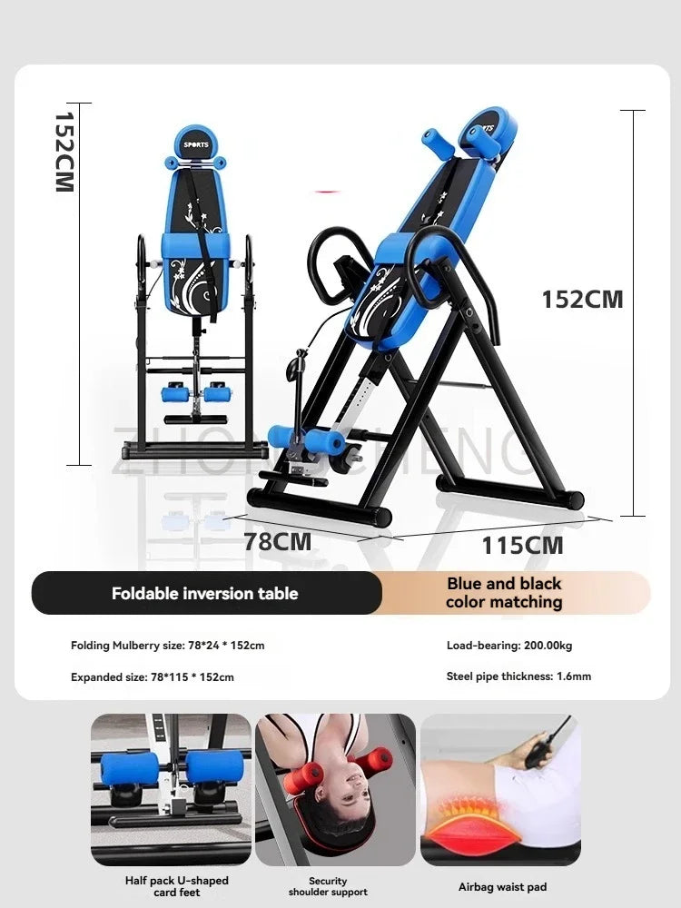 Nuevo Equipo de ejercicios invertido para estiramiento en casa, máquina de estiramiento invertido, taburete invertido, asistencia