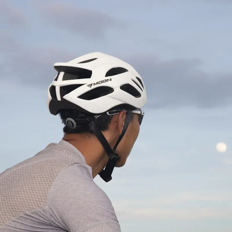 MOON NUEVO casco de bicicleta deportivo PC + eps inmold Casco de ciclismo de carretera para casco de bicicleta de carretera para adultos