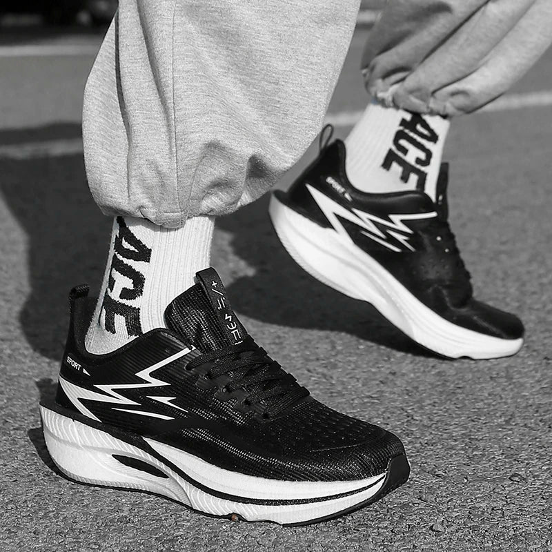 TENIS Deportivos Hombre y Mujer (elegir color)de Talla Grande, Transpirables y Ligeras con Placa de Carbono,