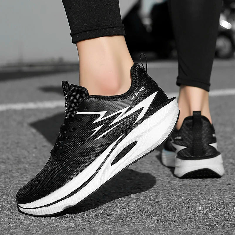 TENIS Deportivos Hombre y Mujer (elegir color)de Talla Grande, Transpirables y Ligeras con Placa de Carbono,