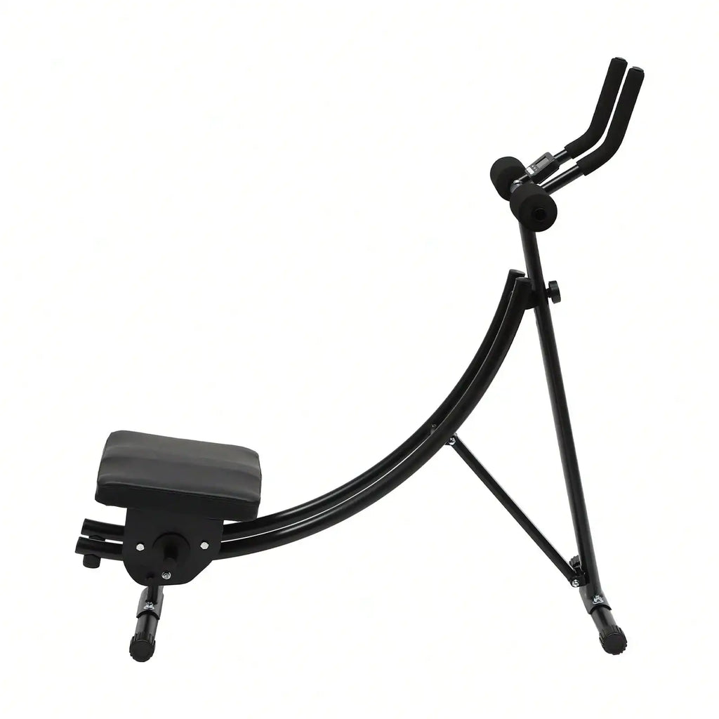 Equipo de entrenamiento Ab para gimnasio en casa, máquina de ejercicio abdominal y central plegable con pantalla Digital de 3 intensidades, 330 libras