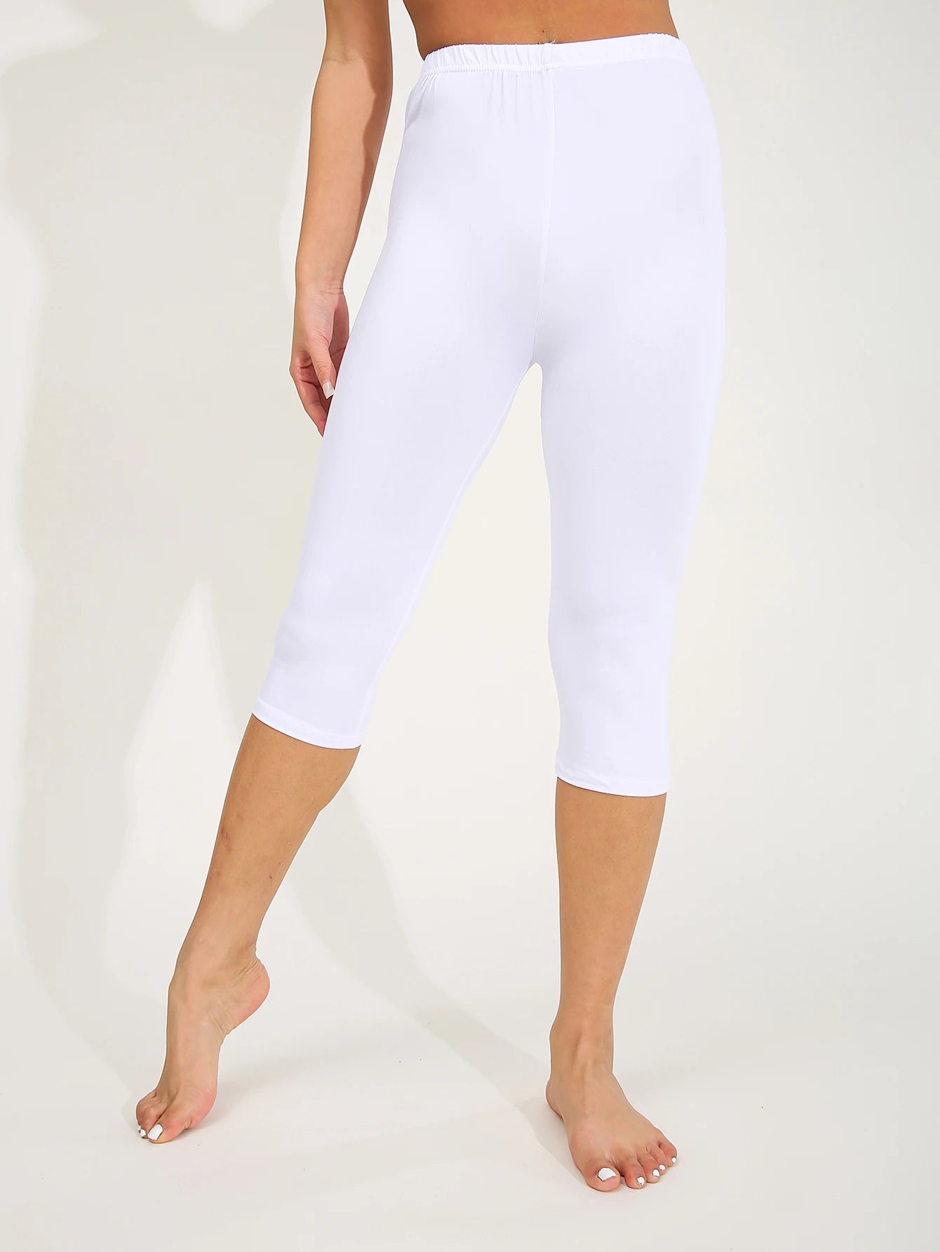 CUHAKCI Primavera Verano moda afilada Leggings de mujer Sexy Simple Color puro siete pantalones elásticos Fitness pantalones de Yoga atléticos