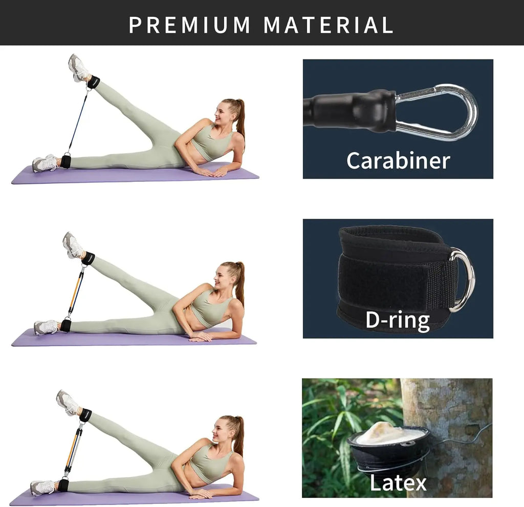 Hebilla de tobillo para fitness, entrenamiento de piernas,