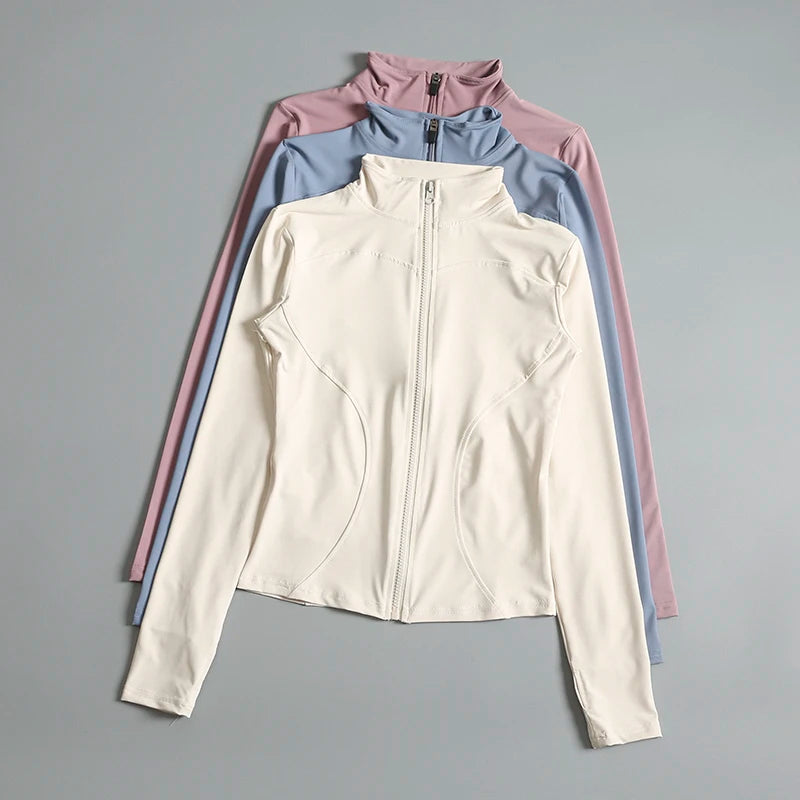 Gimnasio Fitness Zip up Entrenamiento Correr Entrenamiento