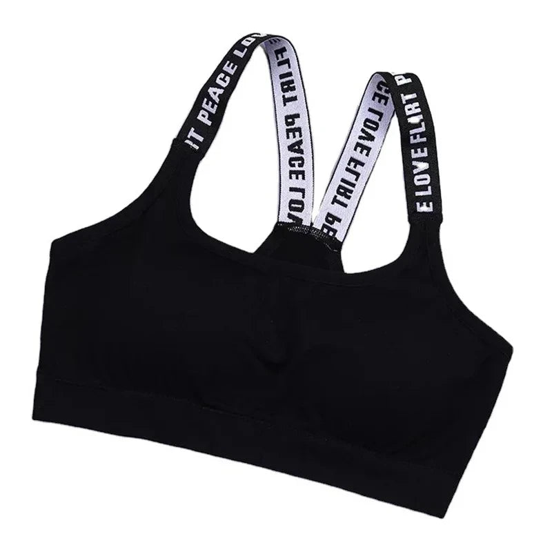 Sujetador deportivo Sexy para mujer, Top de alto impacto para gimnasio, Fitness,
