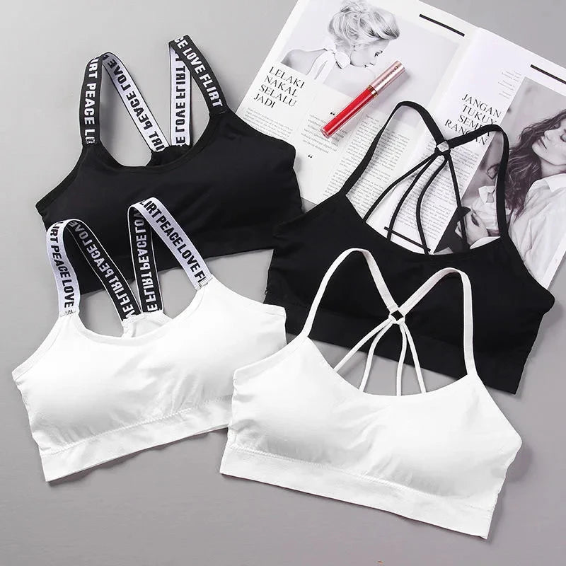 Sujetador deportivo Sexy para mujer, Top de alto impacto para gimnasio, Fitness,