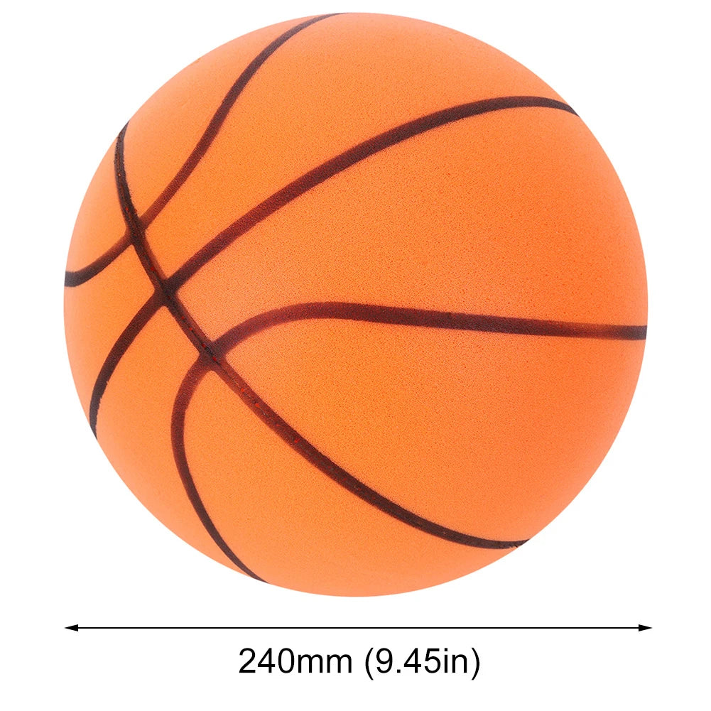 18/21/24CM esponja silenciosa baloncesto rebote pelota silenciosa baloncesto juego deportivo regalo de cumpleaños para niños baloncesto interior