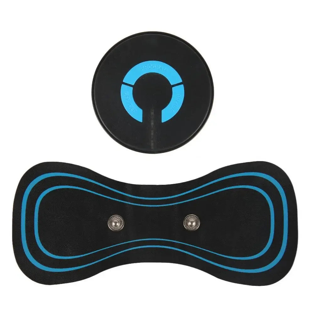 Masajeador de cuello EMS, Estimulador muscular eléctrico, pegatina Cervical Y PARCHES