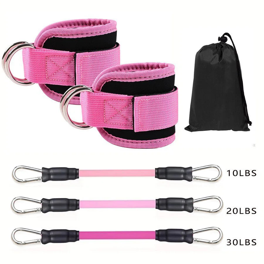 Hebilla de tobillo para fitness, entrenamiento de piernas,