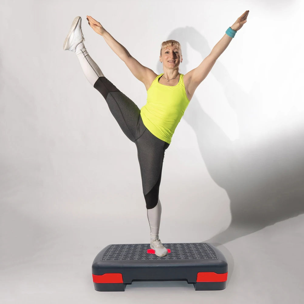 Pedal de altura para Fitness, ejercitador de Pedal cardio paso a paso para Fitness aeróbico, carga estable de 200KG, entrenamiento en casa, Pedal de ejercicio para gimnasio