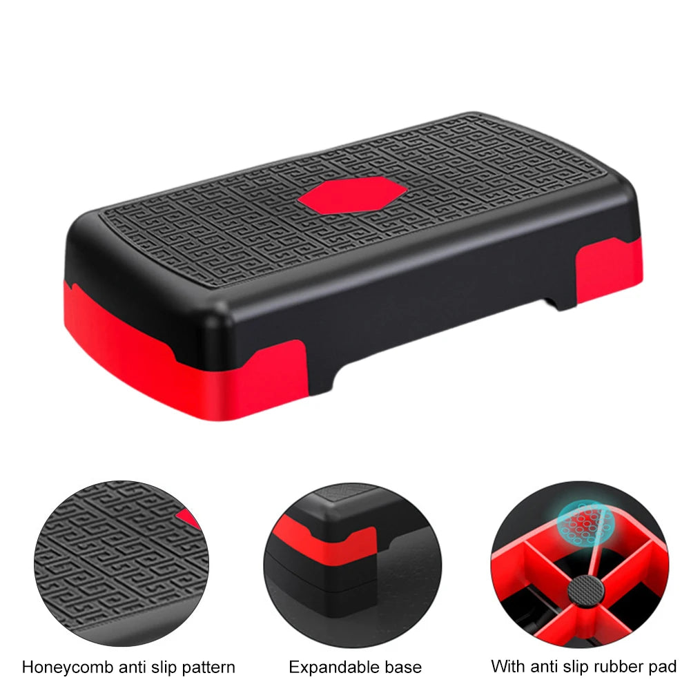 Pedal de altura para Fitness, ejercitador de Pedal cardio paso a paso para Fitness aeróbico, carga estable de 200KG, entrenamiento en casa, Pedal de ejercicio para gimnasio