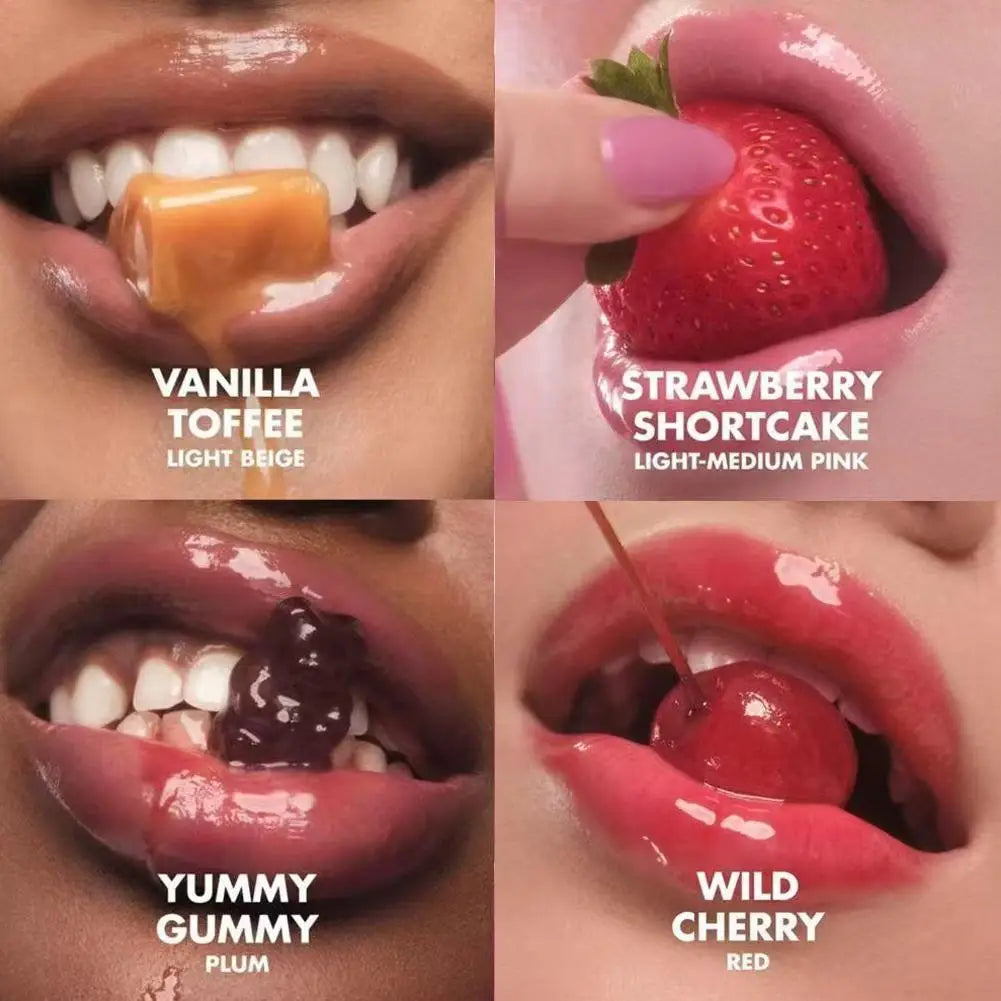 ELF-brillo de labios colorido, aceite de brillo de labios Multicolor, bálsamo labial teñido hidratante, esmalte de labios hidratante regordete, maquillaje de aceite de Gel de esencia