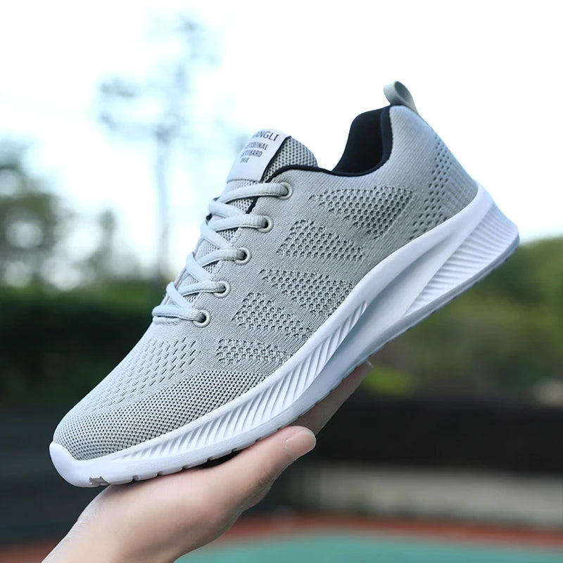 TENIS deporte para hombre, deportivos para correr, malla, ligeros, para exteriores, Fitness