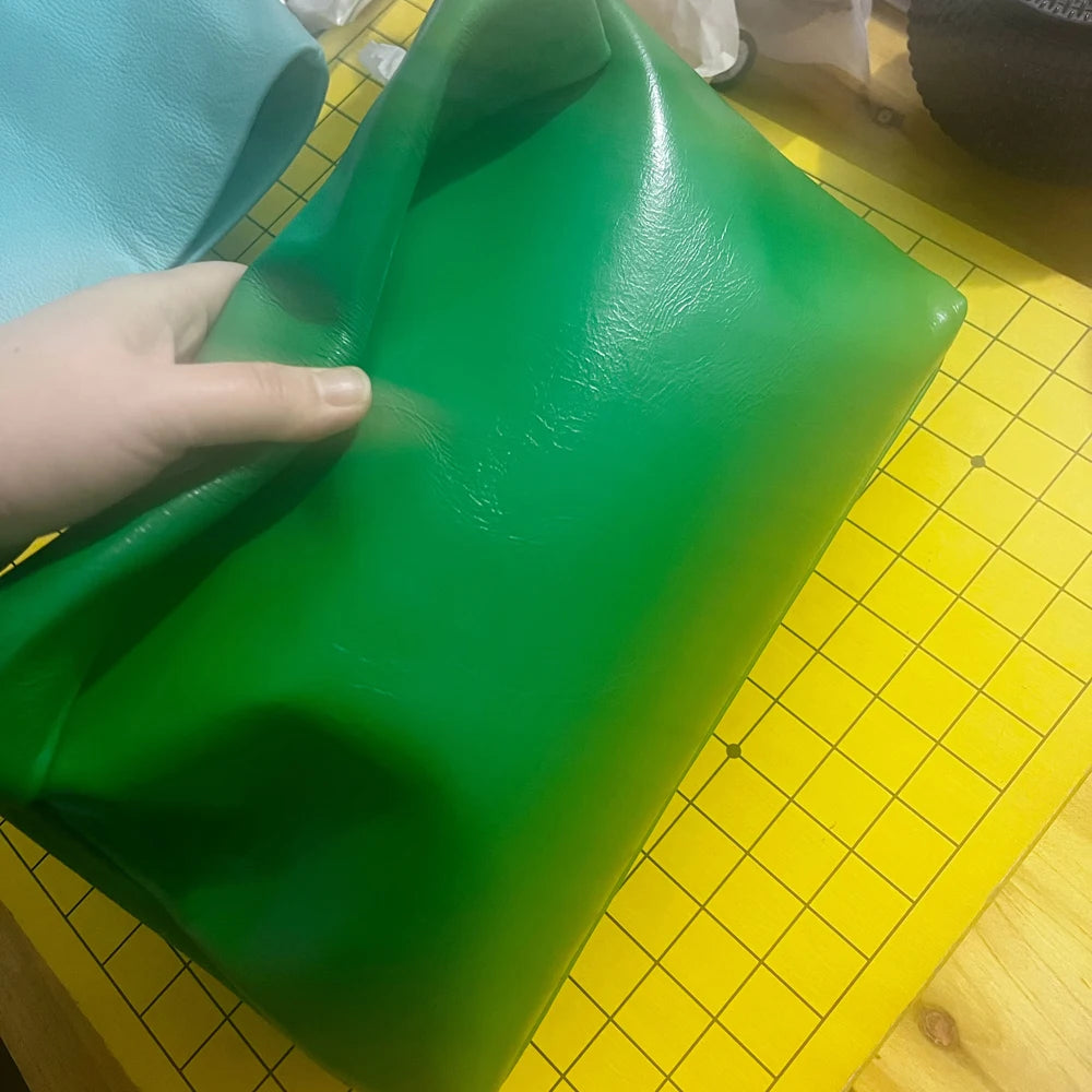 Bolso de mano de piel de vaca 100% auténtica para mujer, bolso de diseñador plegable, bolso con asa magnética Simple