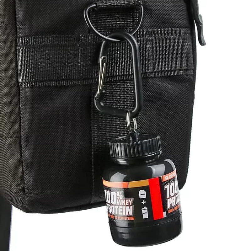 Contenedor portátil de suplemento de proteína en polvo, botella de almacenamiento ligera a prueba de fugas, 100/200ml