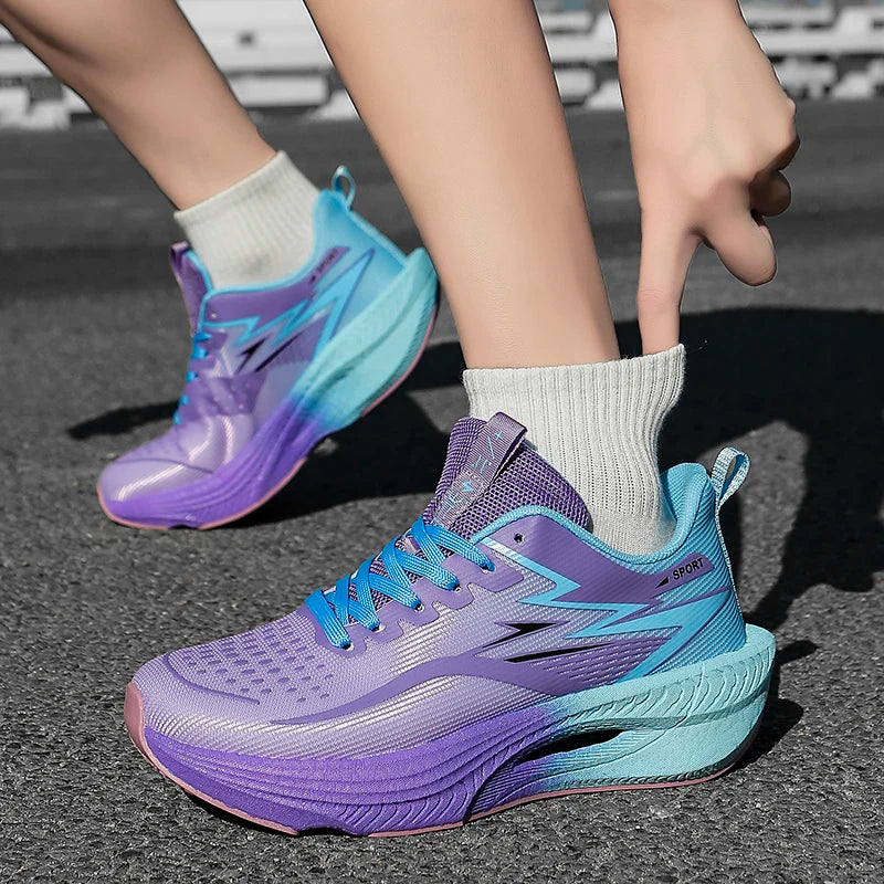 TENIS Deportivos Hombre y Mujer (elegir color)de Talla Grande, Transpirables y Ligeras con Placa de Carbono,