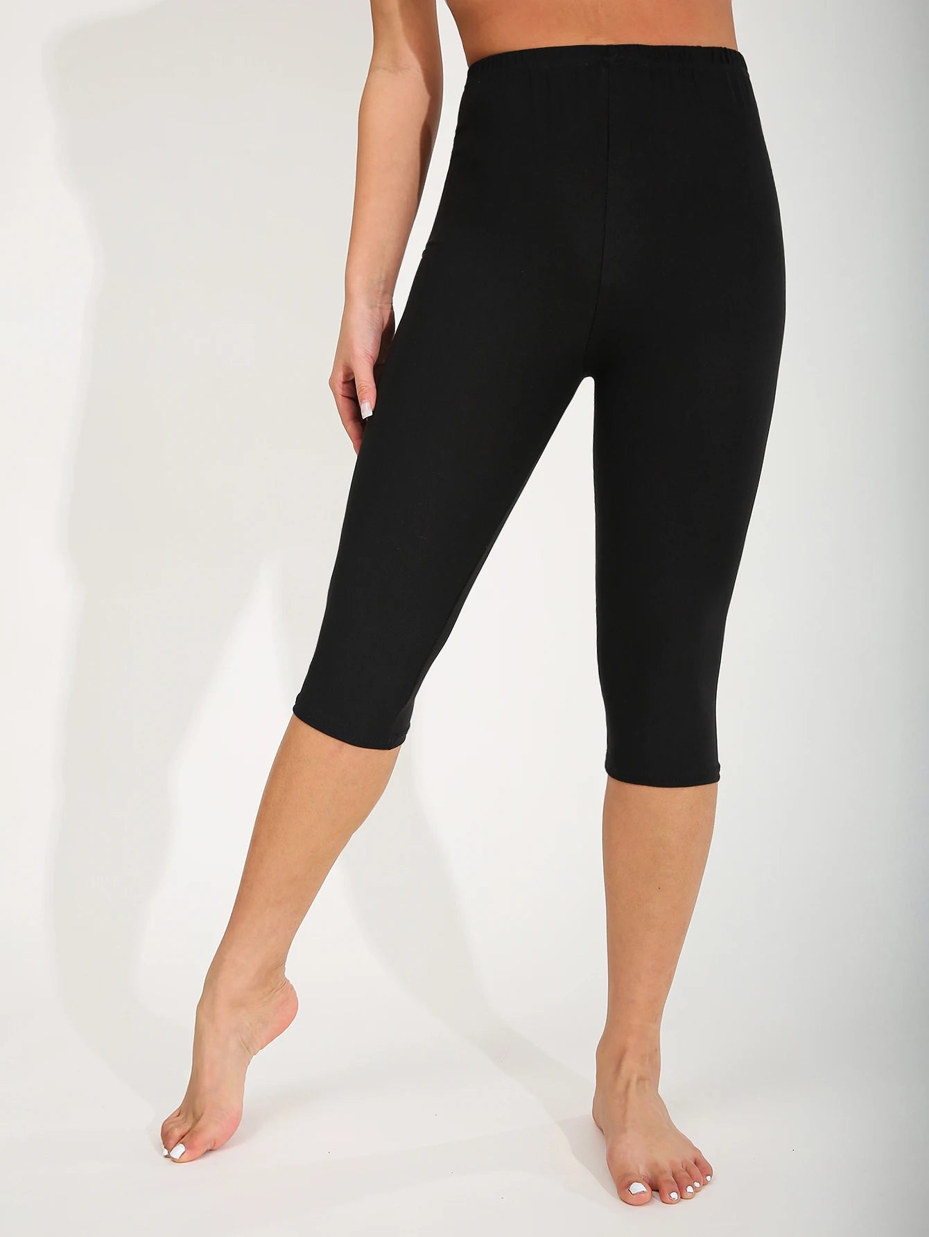 CUHAKCI Primavera Verano moda afilada Leggings de mujer Sexy Simple Color puro siete pantalones elásticos Fitness pantalones de Yoga atléticos