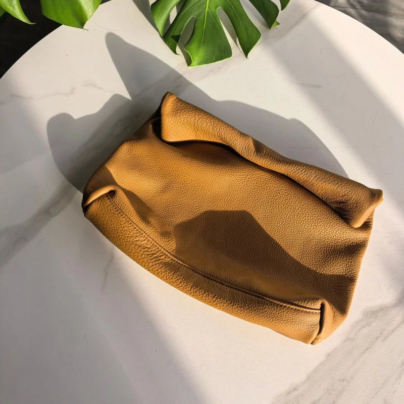 Nuevo diseño, bolsos prensados, bolsos para teléfono móvil de oficina, bolso de mujer, bolsos portátiles de cuero genuino de alta calidad