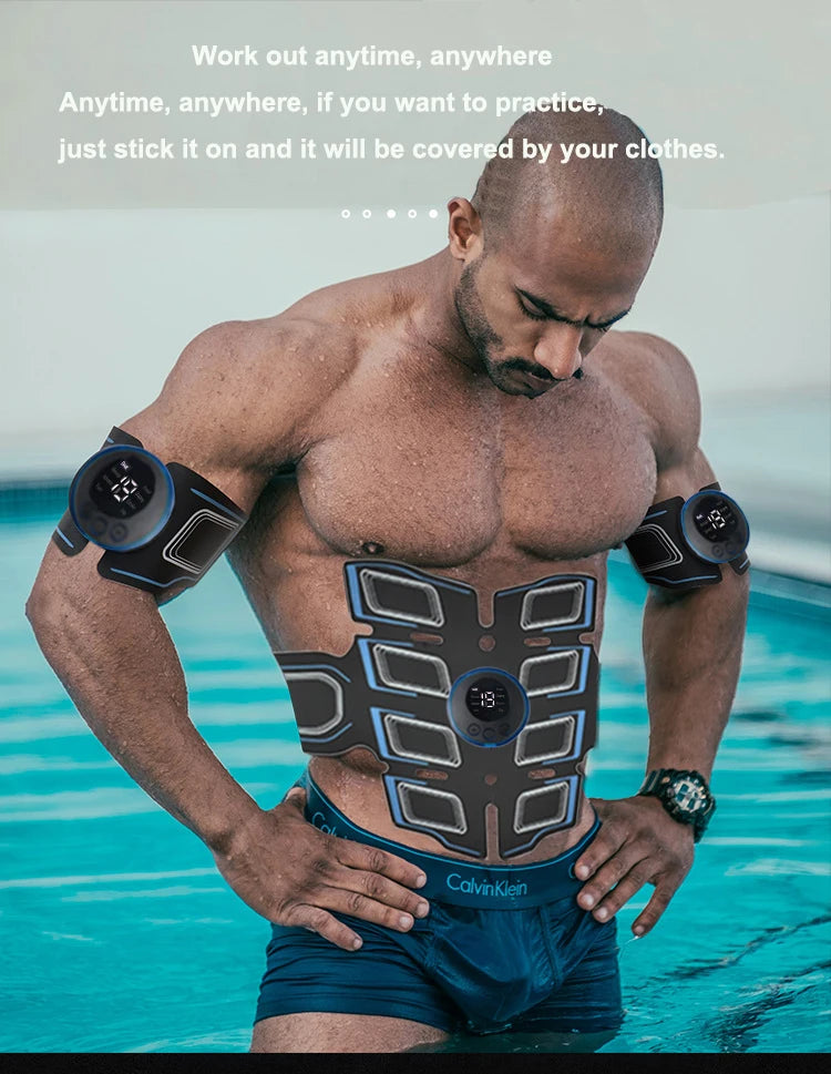 Entrenador muscular Abdominal recargable por USB, masajeador muscular