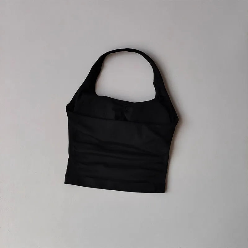 Chaleco de Yoga Halter, deportes para correr a prueba de golpes, ropa interior deportiva de alta resistencia, Fitness, tirantes de Pilates, espalda bonita, otoño