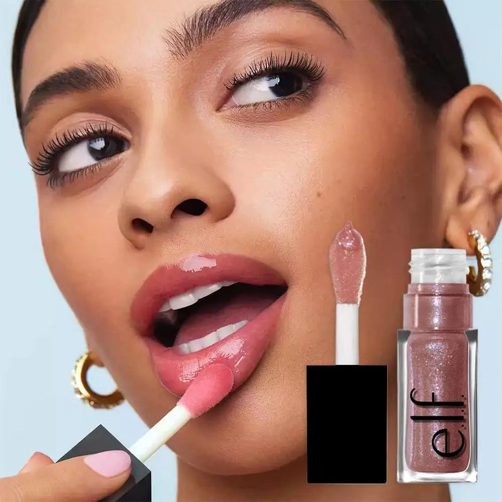 e.l.f. original Aceite Labial Glow Reviver, Superbrillante, Hidratante, Humectante, No Pegajoso, de Alto Brillo, Nutritivo, con Aceite de Almendras