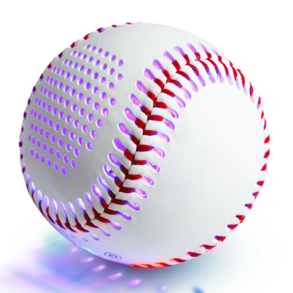Altavoz Bluetooth de béisbol con Audio Bluetooth, altavoz incorporado de béisbol que brilla en la oscuridad para fanáticos del béisbol, juguete para niños