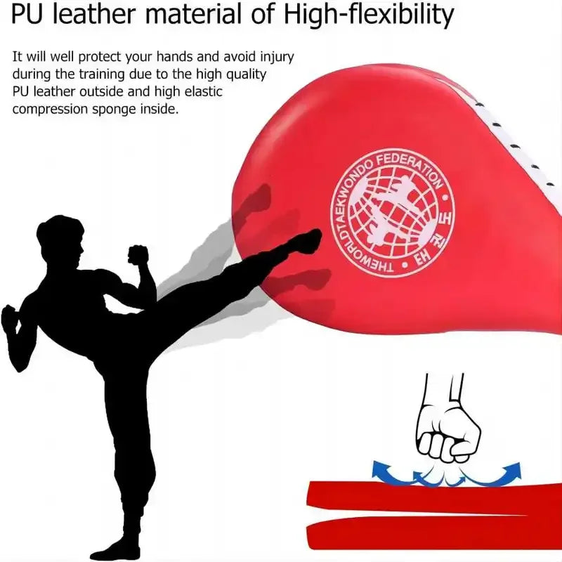 (1 par) equipo de entrenamiento, Taekwondo, boxeo, patadas laterales, práctica de artes marciales