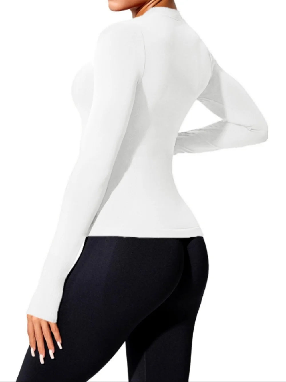 Blusa de Yoga de manga larga, ropa deportiva para mujer, gym
