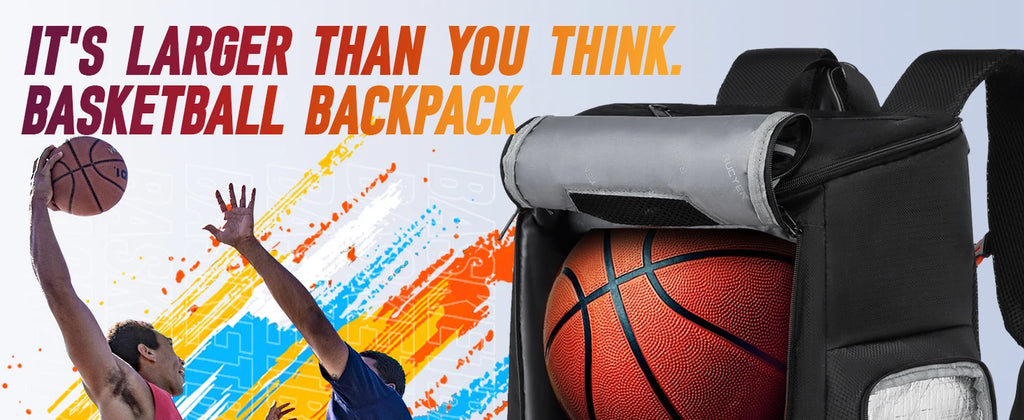 Equipo de entrenamiento deportivo Mochila de baloncesto con soporte para pelotas separado y compartimento para zapatos Mochila de gimnasio para baloncesto y fútbol