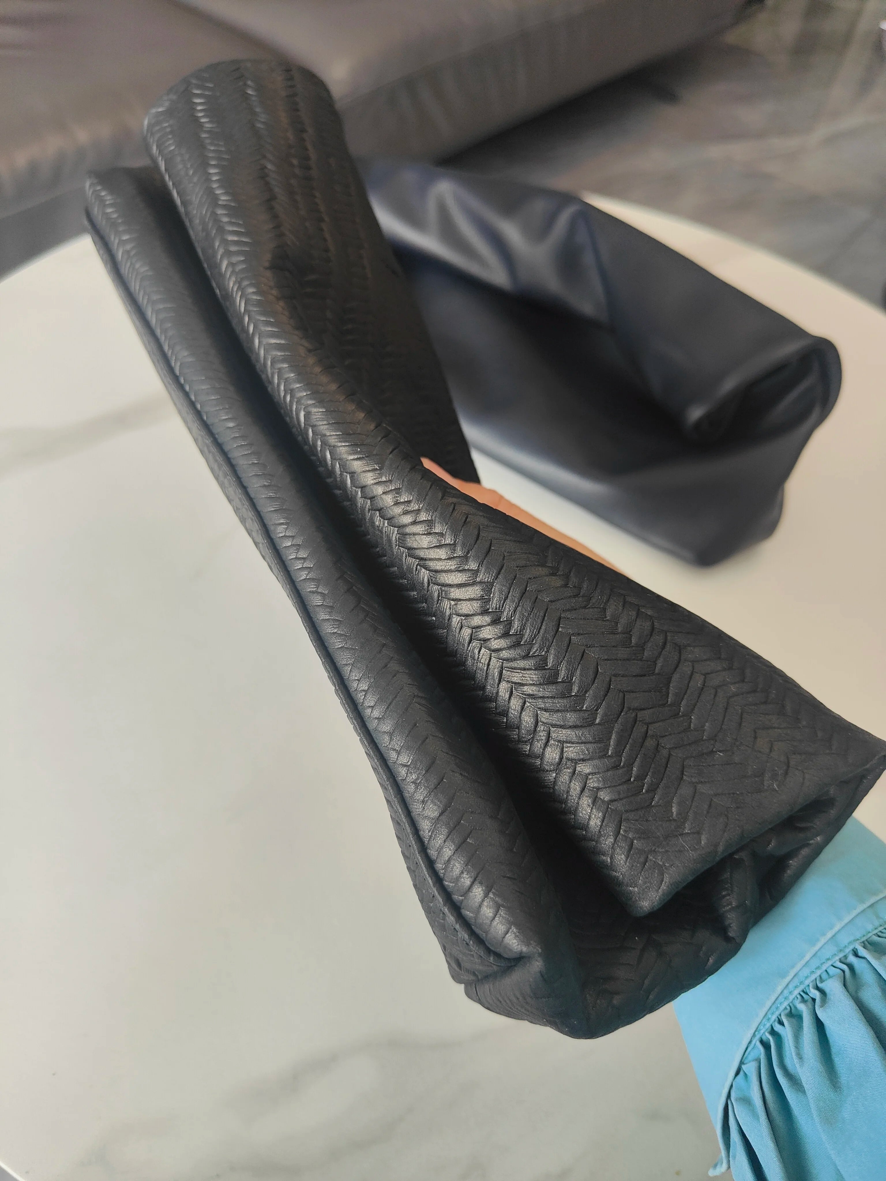 Nuevo diseño, bolsos prensados, bolsos para teléfono móvil de oficina, bolso de mujer, bolsos portátiles de cuero genuino de alta calidad