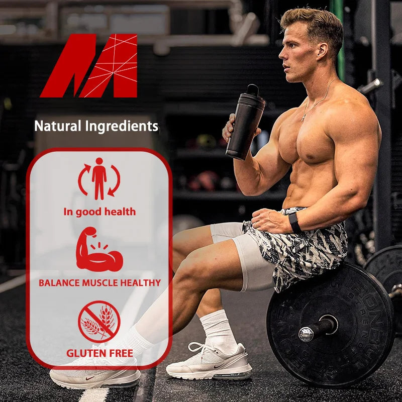 Capsuels de proteínas de suero, con proteínas de 5000 mg, apoya la recuperación, suplemento para la salud muscular equilibrada, la inmunidad, NO GMO