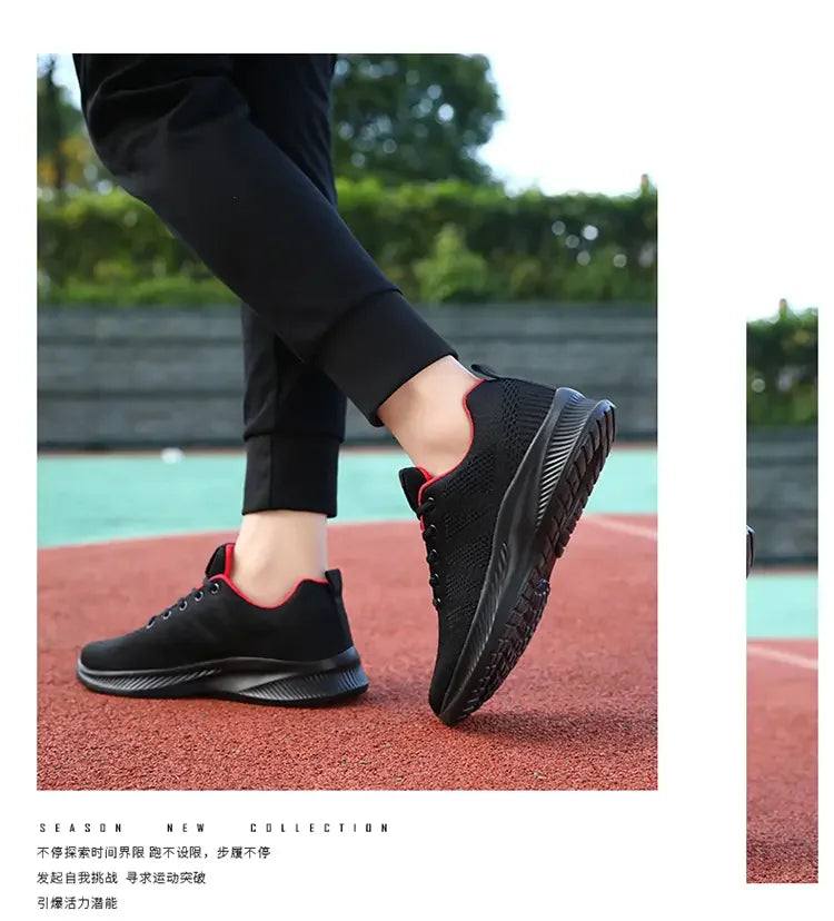 TENIS deporte para hombre, deportivos para correr, malla, ligeros, para exteriores, Fitness