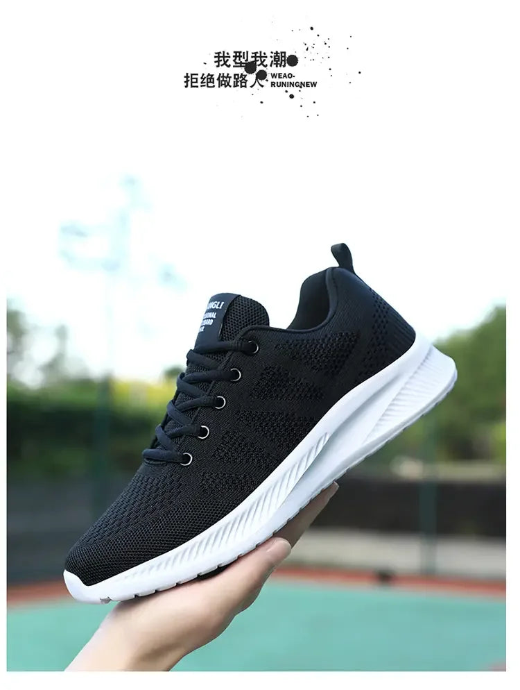 TENIS deporte para hombre, deportivos para correr, malla, ligeros, para exteriores, Fitness