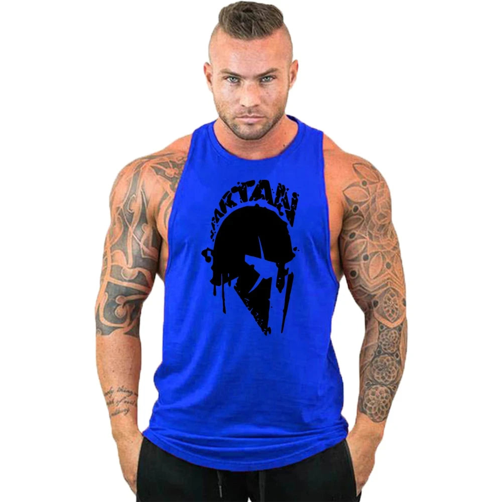 Ropa de gimnasio para hombre, camiseta interior sin mangas, sudadera de marca, chaleco de entrenamiento, ropa deportiva