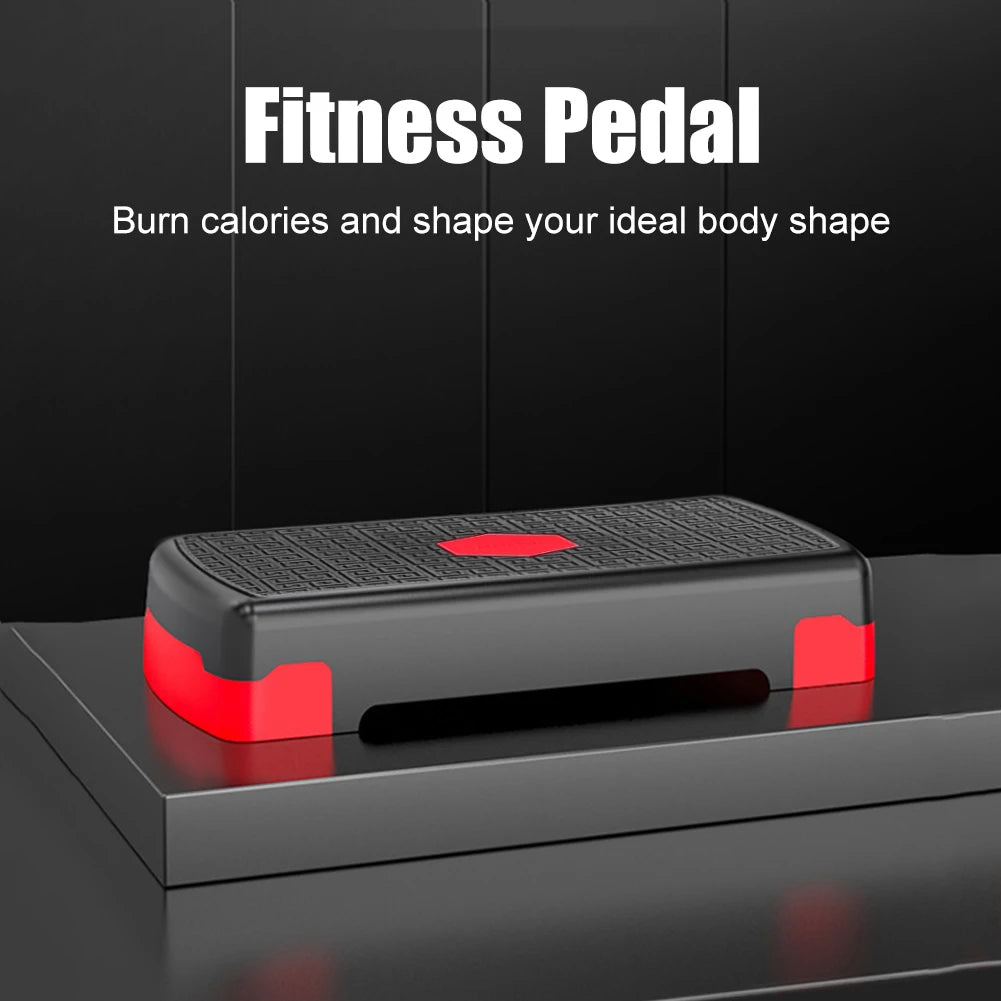 Pedal de altura para Fitness, ejercitador de Pedal cardio paso a paso para Fitness aeróbico, carga estable de 200KG, entrenamiento en casa, Pedal de ejercicio para gimnasio
