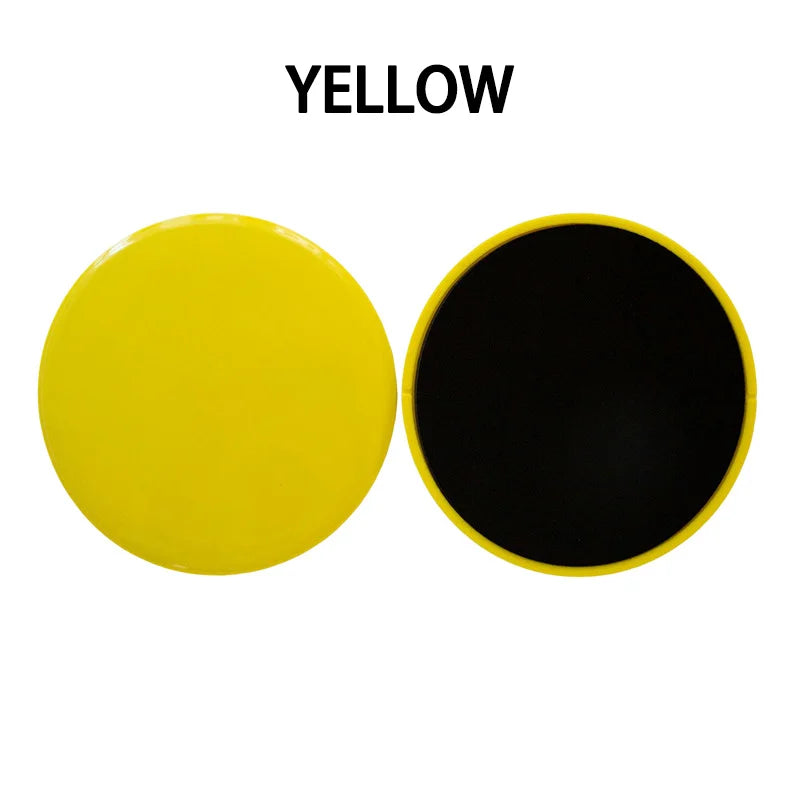 Discos deslizantes de Yoga de Color sólido, almohadillas deslizantes para pies, equipo de entrenamiento para entrenamiento de núcleo Abdominal, modelado del cuerpo, 2 uds.
