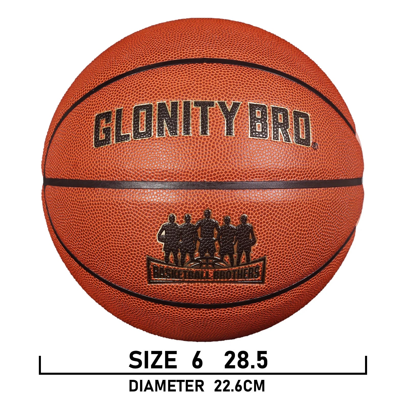 Pelotas BASQUET baloncesto de entrenamiento de competición de cuero resistente al desgaste, talla oficial 5 6 7